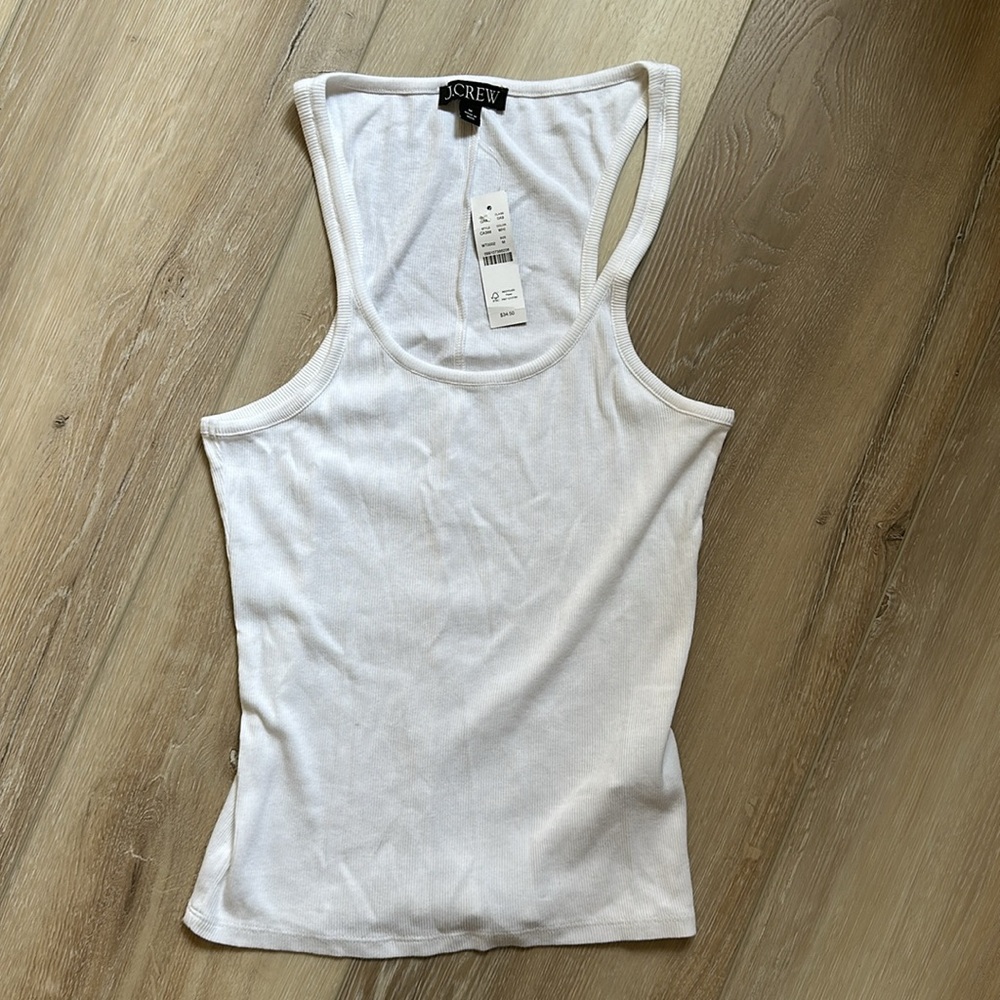 J Crew Fine rib racer back top - Picture 5 of 5